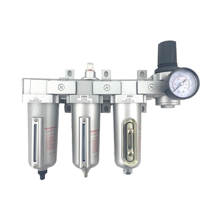 1/2 NPT HEAVY DUTY 4 Stages Filter Regulator Coalescing Desiccant Dryer System (AUTO DRAIN)